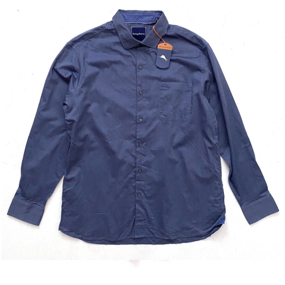 Tommy Bahama Nwt Capeside Herringbone Ocean Deal Blue T317471 XXL 2XL